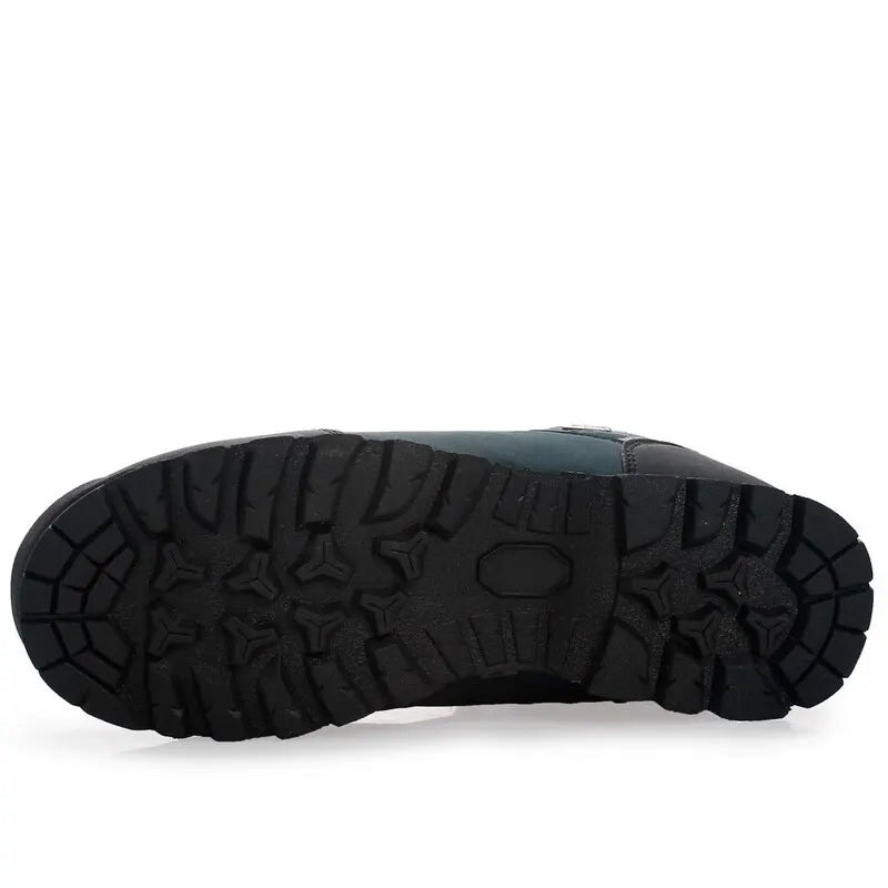 Men's Waterproof Hiking Boots - Breathable Outdoor Mountain Climbing Shoes