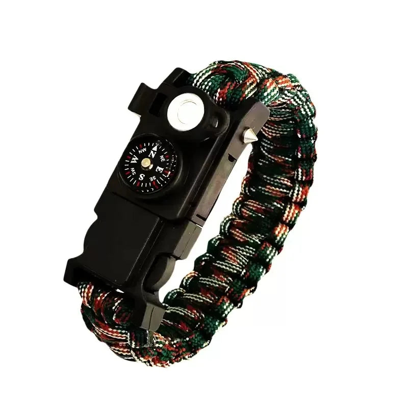 LED Paracord Survival Bracelet - Waterproof Emergency 550 Parachute Cord
