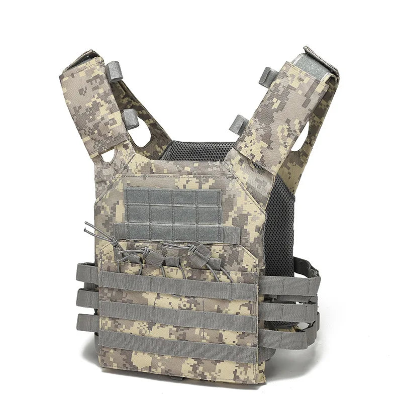 Professional Tactical Vest with MOLLE System - Multi-Function Outdoor Training Equipment