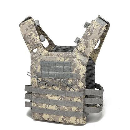 Professional Tactical Vest with MOLLE System - Multi-Function Outdoor Training Equipment