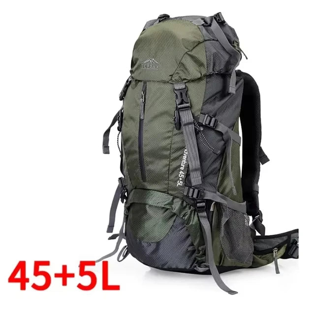 Naturehike 45L-60L Outdoor Hiking Backpack - External Frame Climbing Rucksack