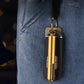 Premium Copper Keychain Lighter with Tobacco Press