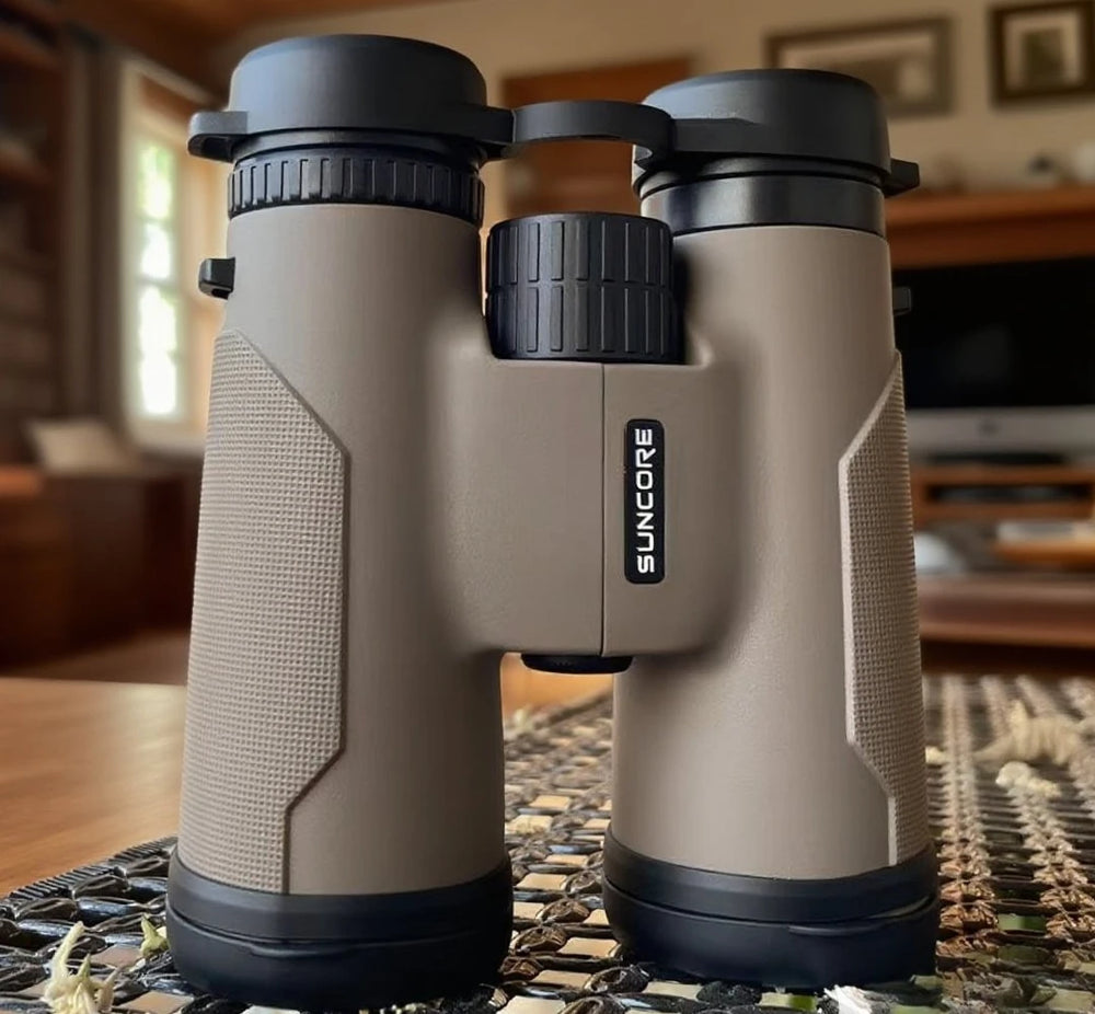 Suncore 10x42 Professional Binoculars - HD Low Light Vision for Stargazing, Bird Watching & Outdoor Sports