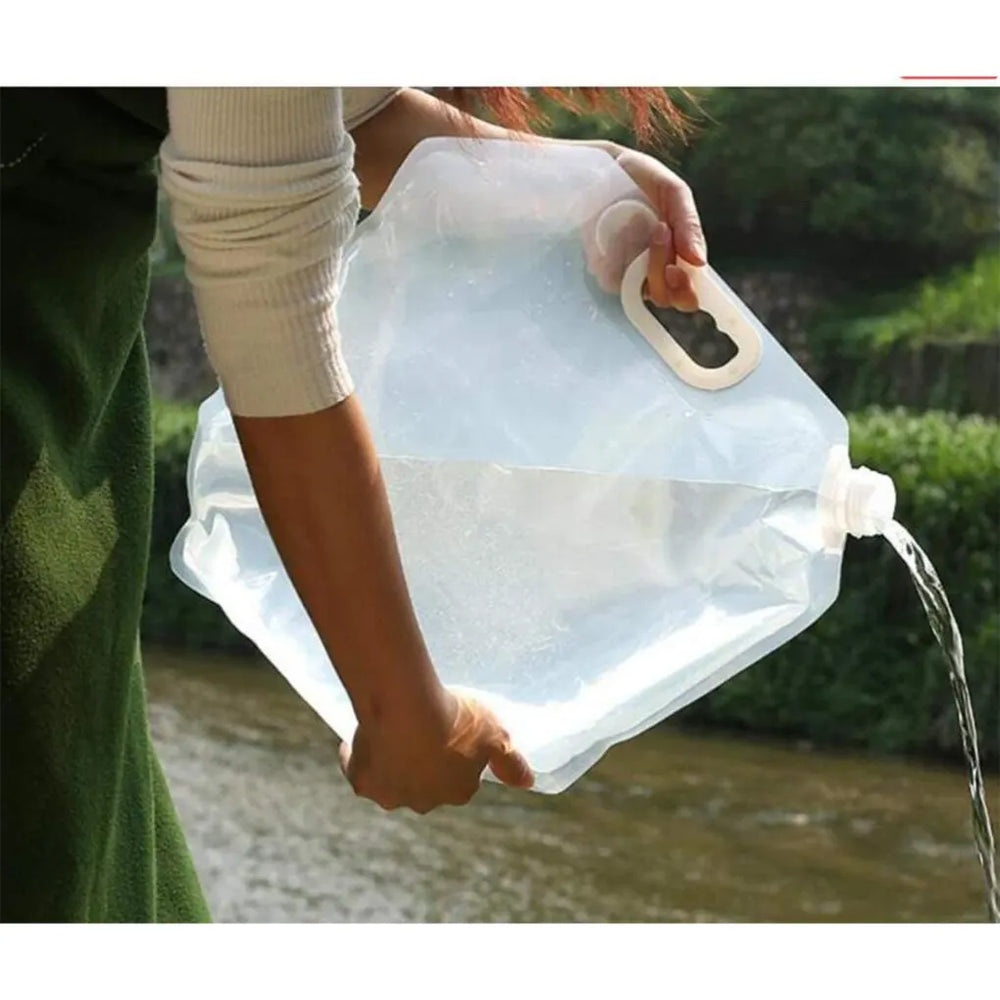 5L Collapsible Water Container - Portable Outdoor Camping Hydration Bag