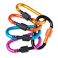 Professional Aluminum Carabiner Clips - 4 Pack Screw Gate Locking Carabiners