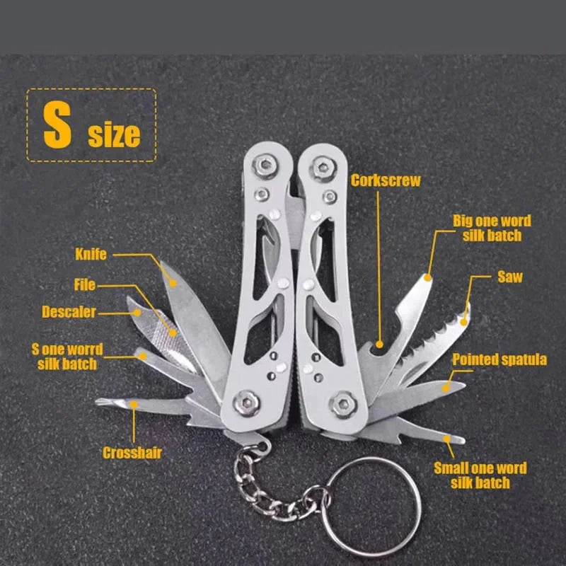 Professional Multi-Tool Pocket Knife with Pliers - Compact Survival Tool