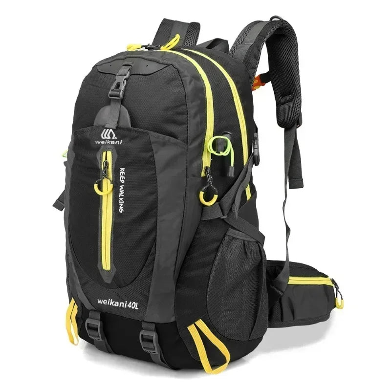 40L Water-Resistant Hiking Backpack - Outdoor Travel & Trekking Daypack