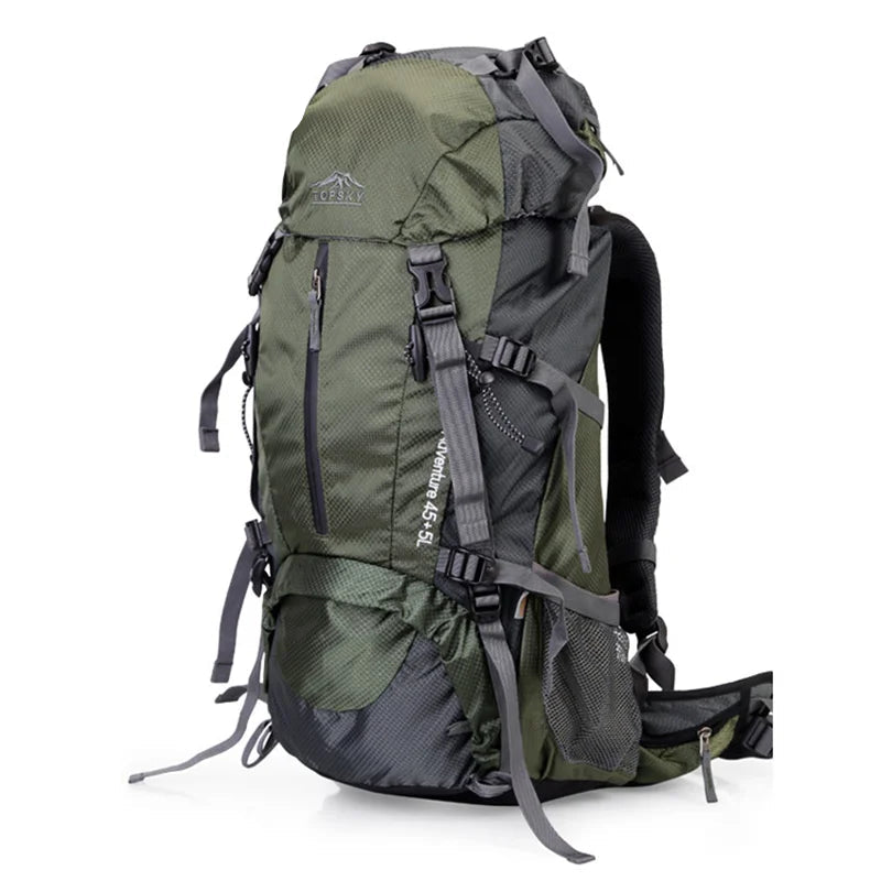 Naturehike 45L-60L Outdoor Hiking Backpack - External Frame Climbing Rucksack