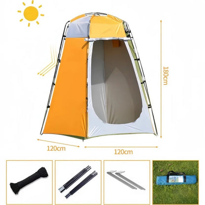 Portable Pop-Up Privacy Tent - UV Protection Shelter for Camping & Outdoor Activities