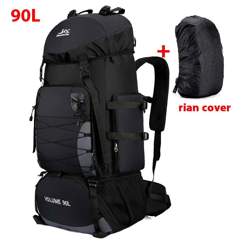 90L Military Tactical Backpack - Large Capacity Hiking & Camping Rucksack