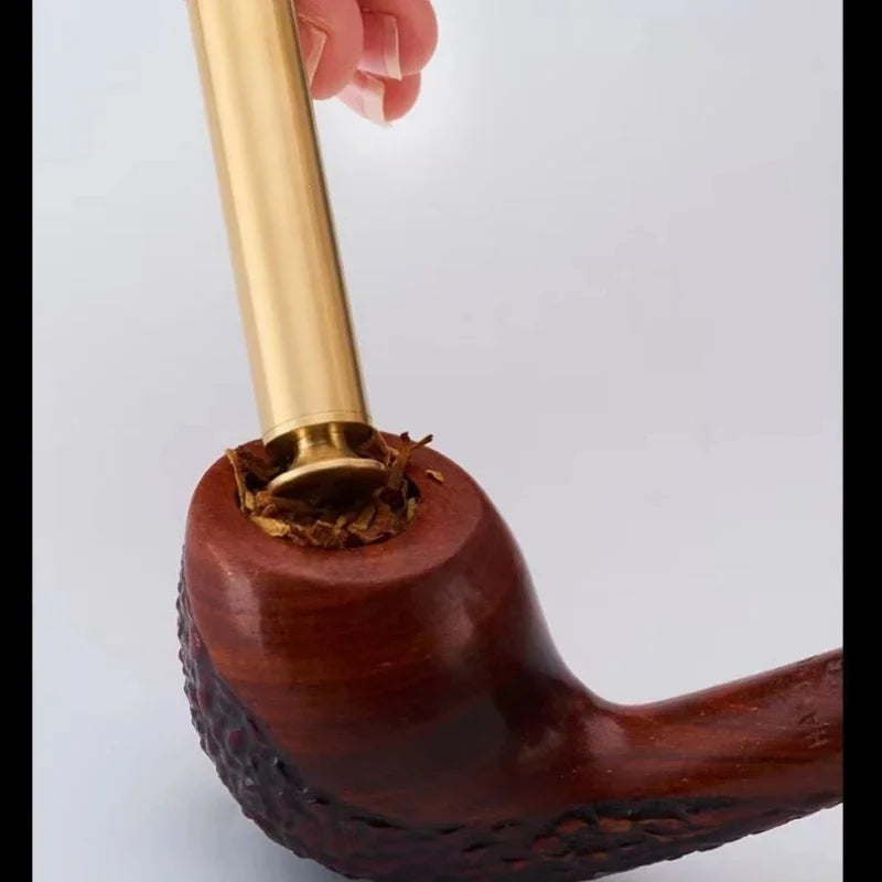 Premium Copper Keychain Lighter with Tobacco Press