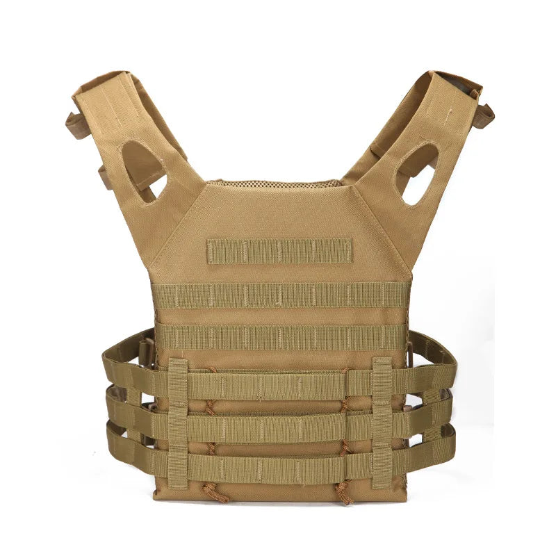 Professional Tactical Vest with MOLLE System - Multi-Function Outdoor Training Equipment