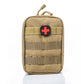 Tactical First Aid Kit - Large Capacity Emergency Medical Bag with MOLLE System