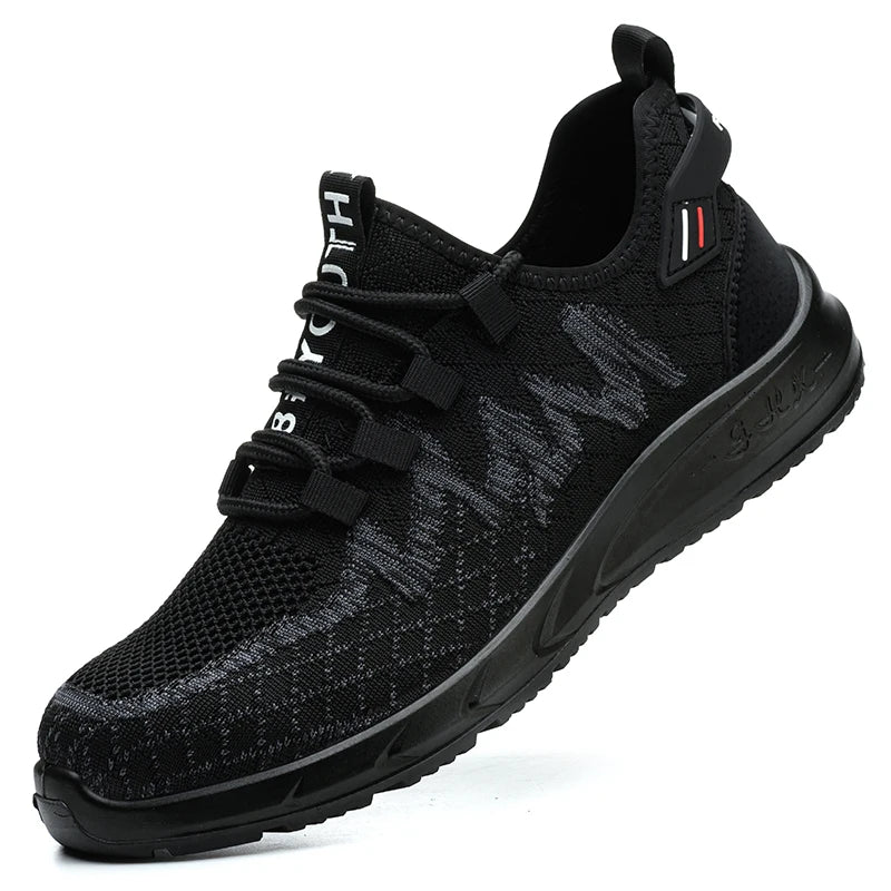 Men's Steel Toe Safety Shoes - Lightweight Puncture-Proof Work Boots