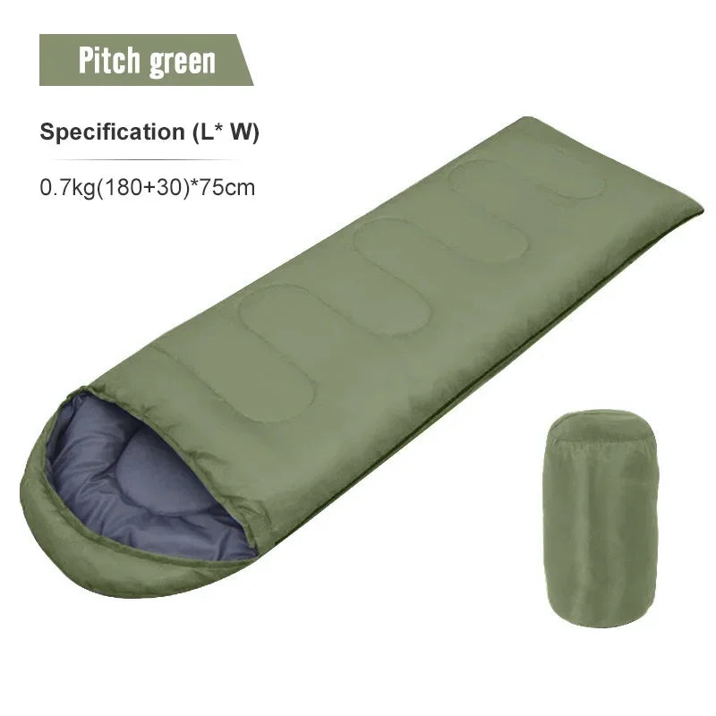 PACOONE 4-Season Camping Sleeping Bag - Lightweight Winter Envelope Design