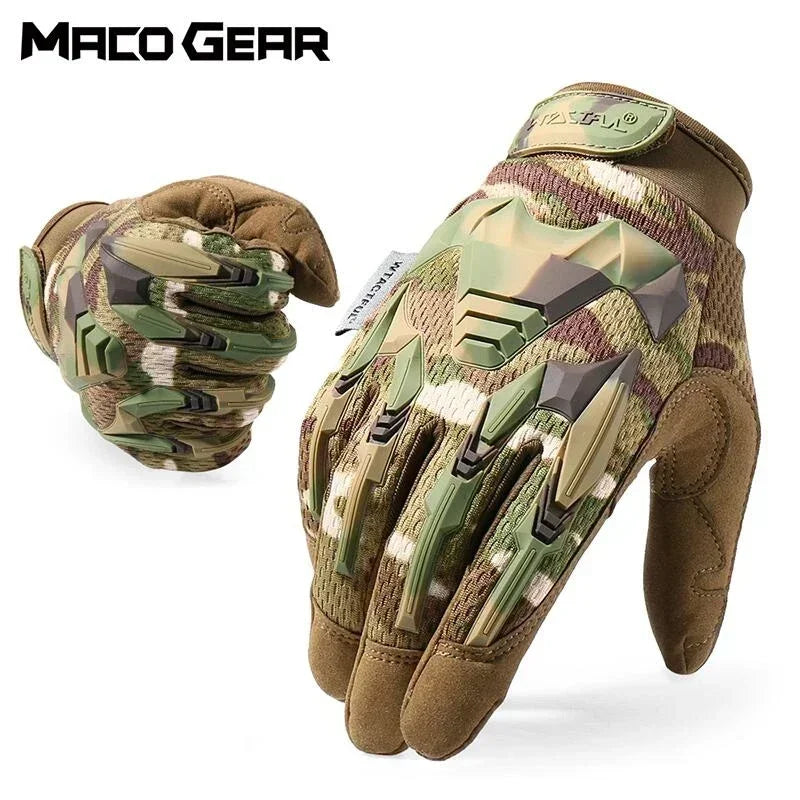Professional Tactical Full Finger Gloves - Multi-Purpose Combat & Outdoor Gear