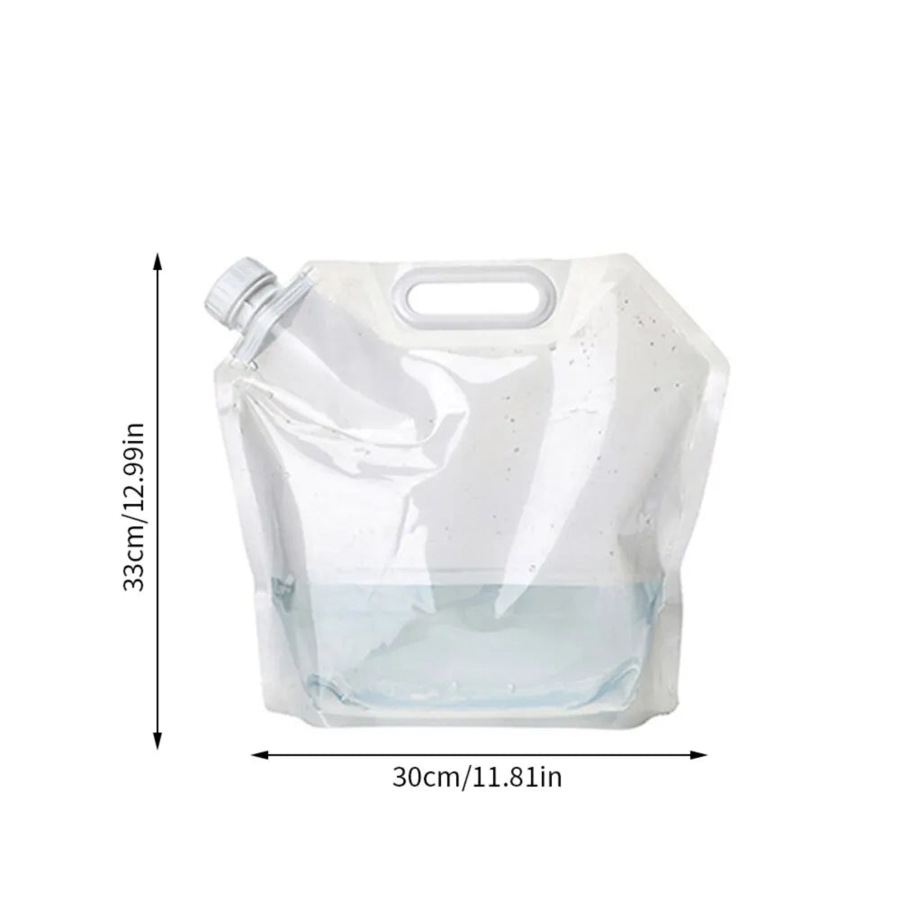 5L Collapsible Water Container - Portable Outdoor Camping Hydration Bag