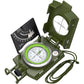 Professional Military Compass - Waterproof Metal Geological Navigation Tool
