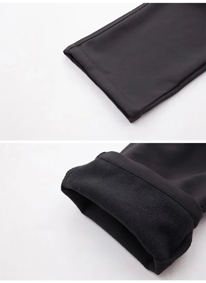 Men's Winter Fleece-Lined Tactical Pants