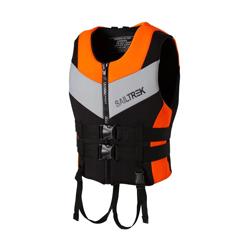Adult Neoprene Life Jacket - Professional Water Sports Safety Vest