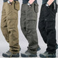 Men's Tactical Cargo Pants - Cotton Outdoor Work Trousers