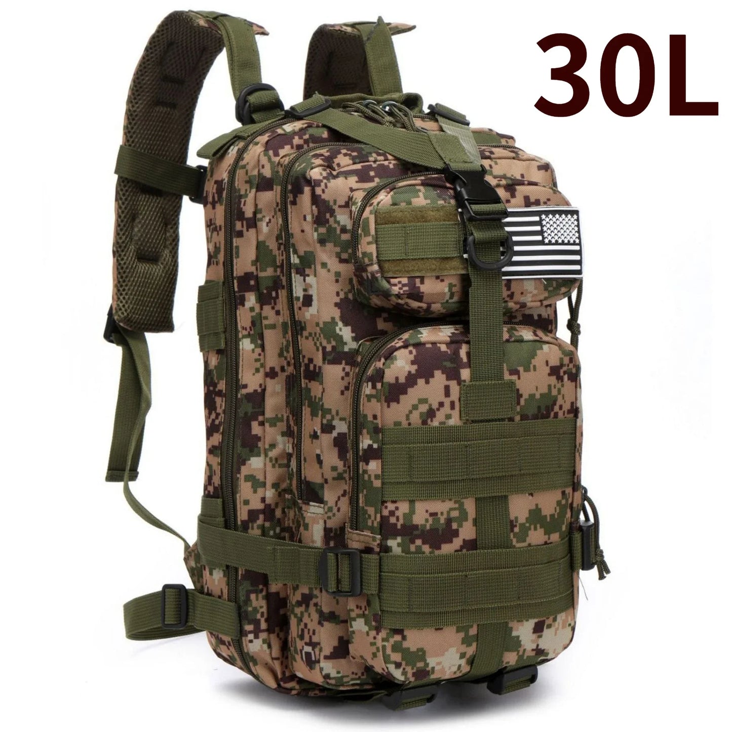 Thuram Tactical Waterproof Backpack - 30L/50L Outdoor Hiking Rucksack