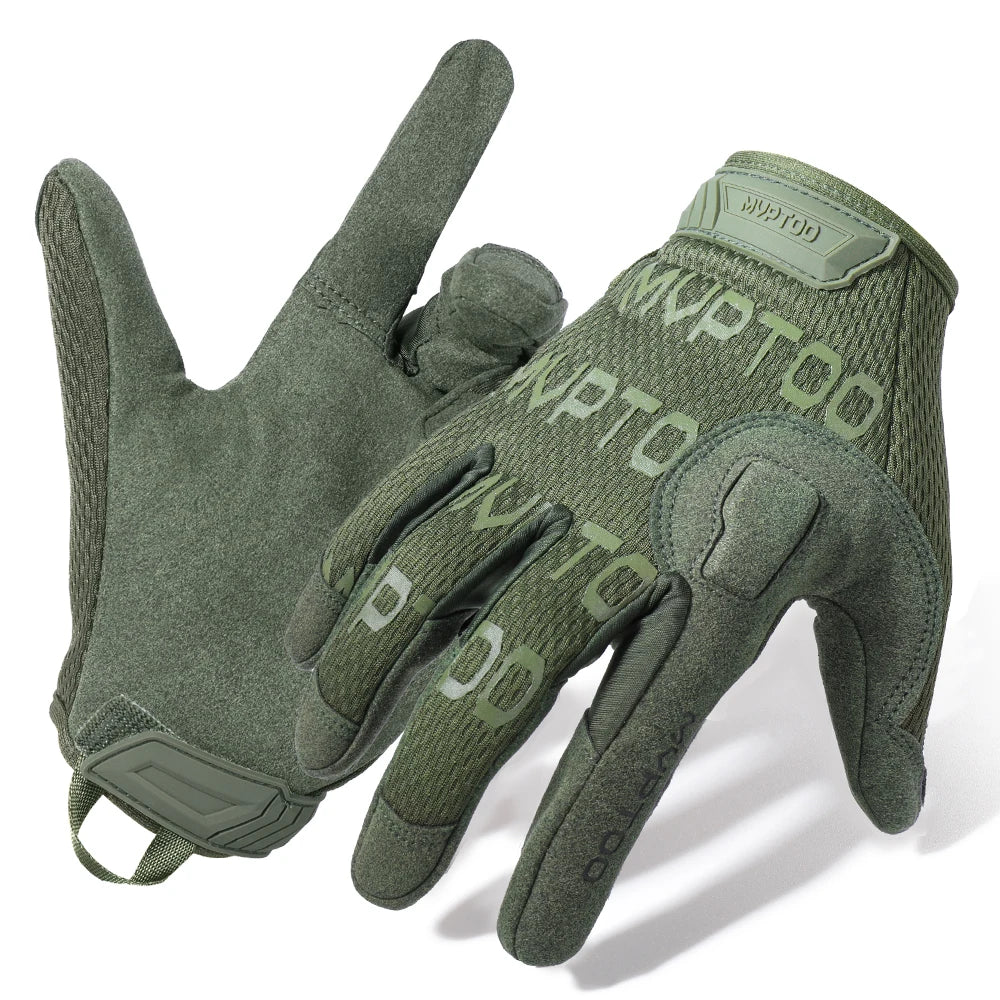 GUMAO Tactical Full Finger Gloves - Touch Screen Compatible Sports Gloves
